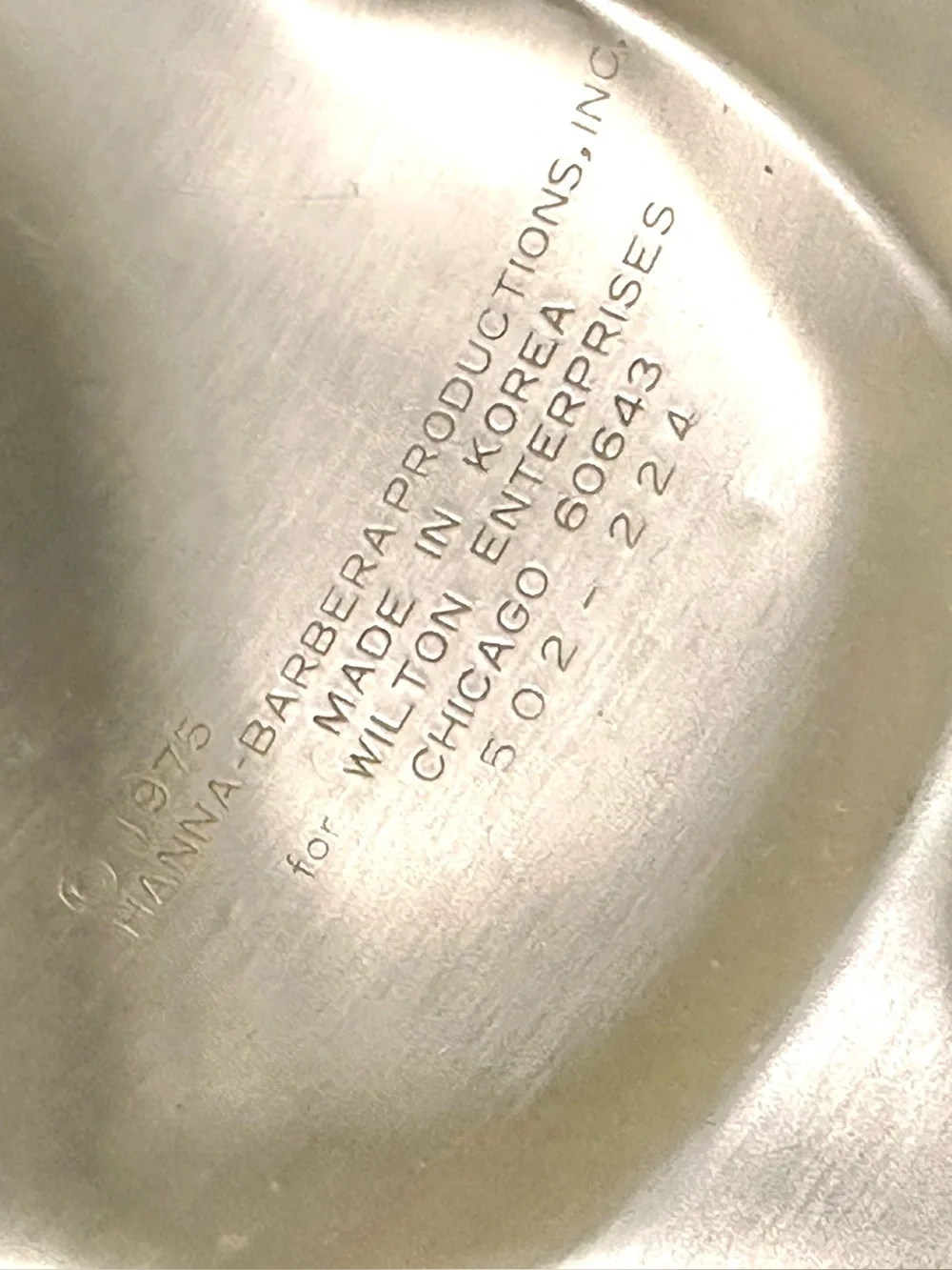 Vintage 1975 Wilton Scooby Doo Aluminum Cake Pan Mold